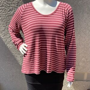 CAbi Long Sleeve Scoop Neck T-shirt sz XL